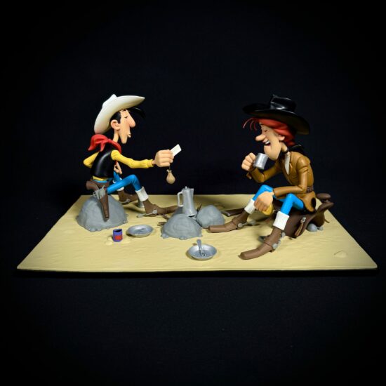 Figurine Family - Lucky Luke - Lucky Luke et Calamity Jane - Bang Bang n°4 - LMZ collectibles