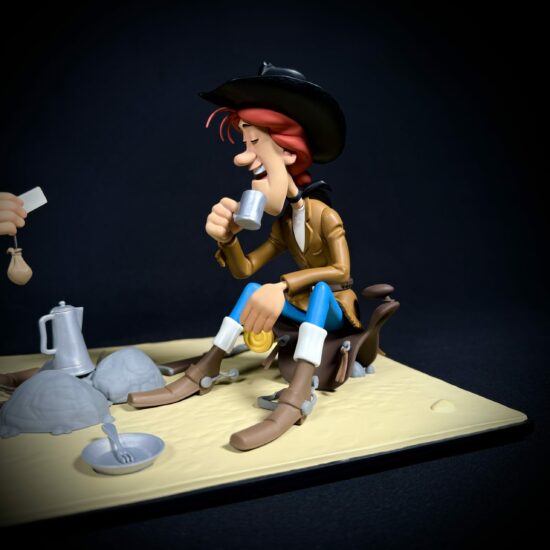 Figurine Family - Lucky Luke - Lucky Luke et Calamity Jane - Bang Bang n°4 - LMZ collectibles