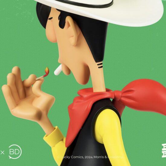 Figurine Family - Lucky Luke - Lucky Luke allumant sa cigarette - bang bang n°6 - LMZ collectibles