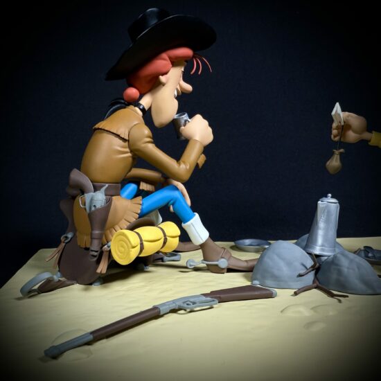 Figurine Family - Lucky Luke - Lucky Luke et Calamity Jane - Bang Bang n°4 - LMZ collectibles