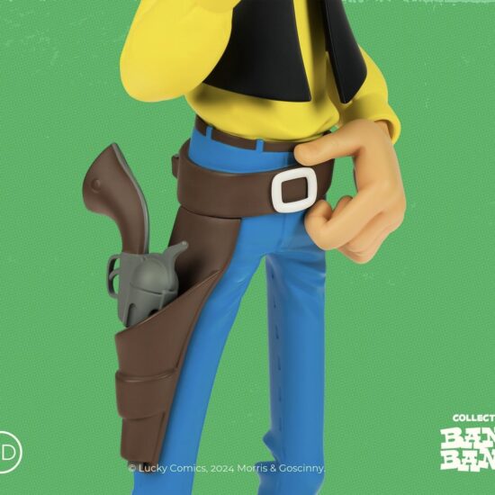 Figurine Family - Lucky Luke - Lucky Luke allumant sa cigarette - bang bang n°6 - LMZ collectibles