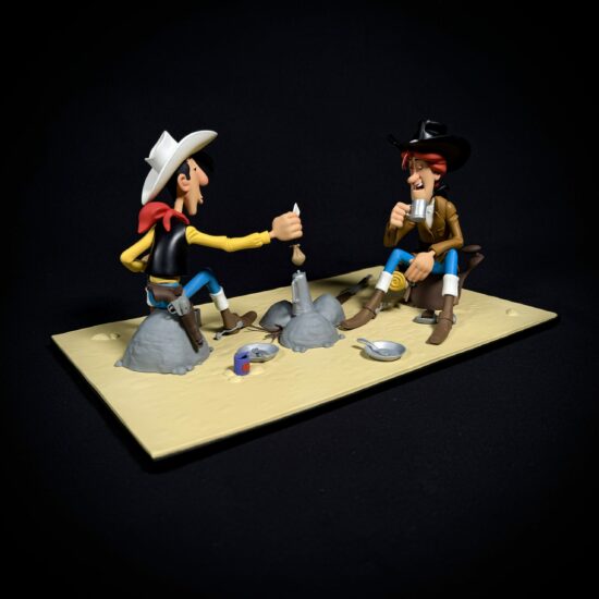 Figurine Family - Lucky Luke - Lucky Luke et Calamity Jane - Bang Bang n°4 - LMZ collectibles