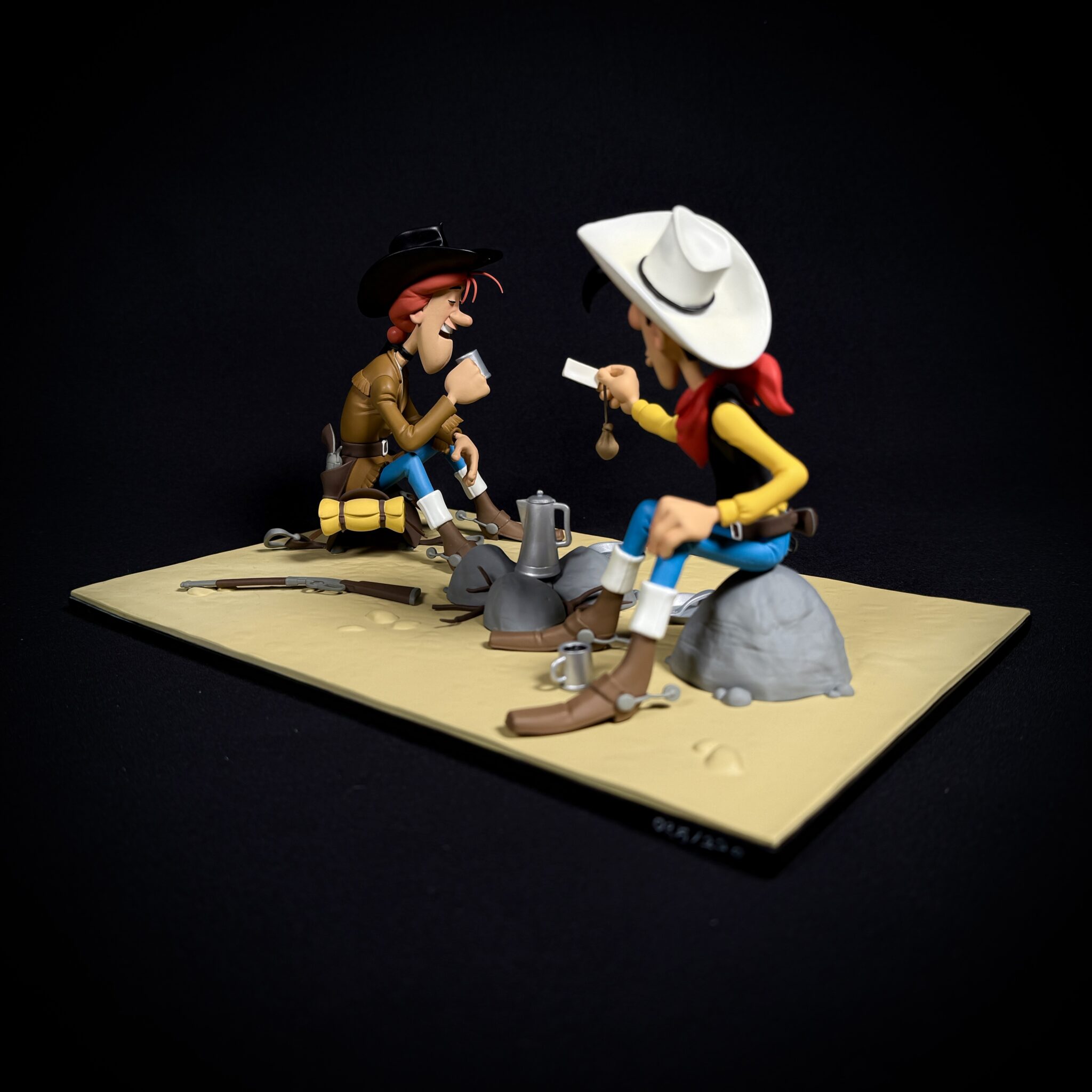 Figurine Lucky Luke Leblon-Delienne - Édition Limitée 2172/3000 (neuve, Boîte Et Certificat)