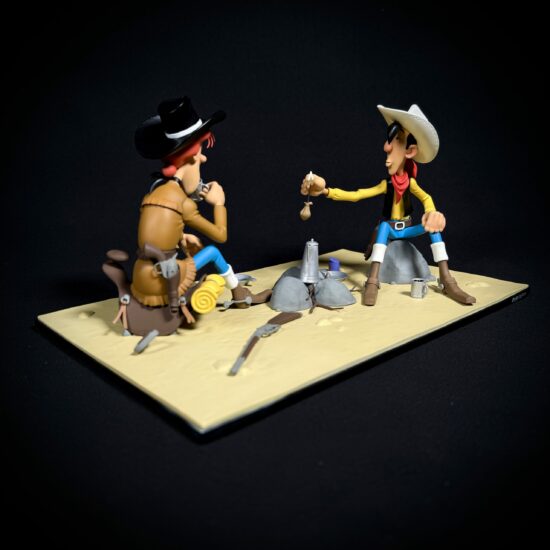 Figurine Family - Lucky Luke - Lucky Luke et Calamity Jane - Bang Bang n°4 - LMZ collectibles