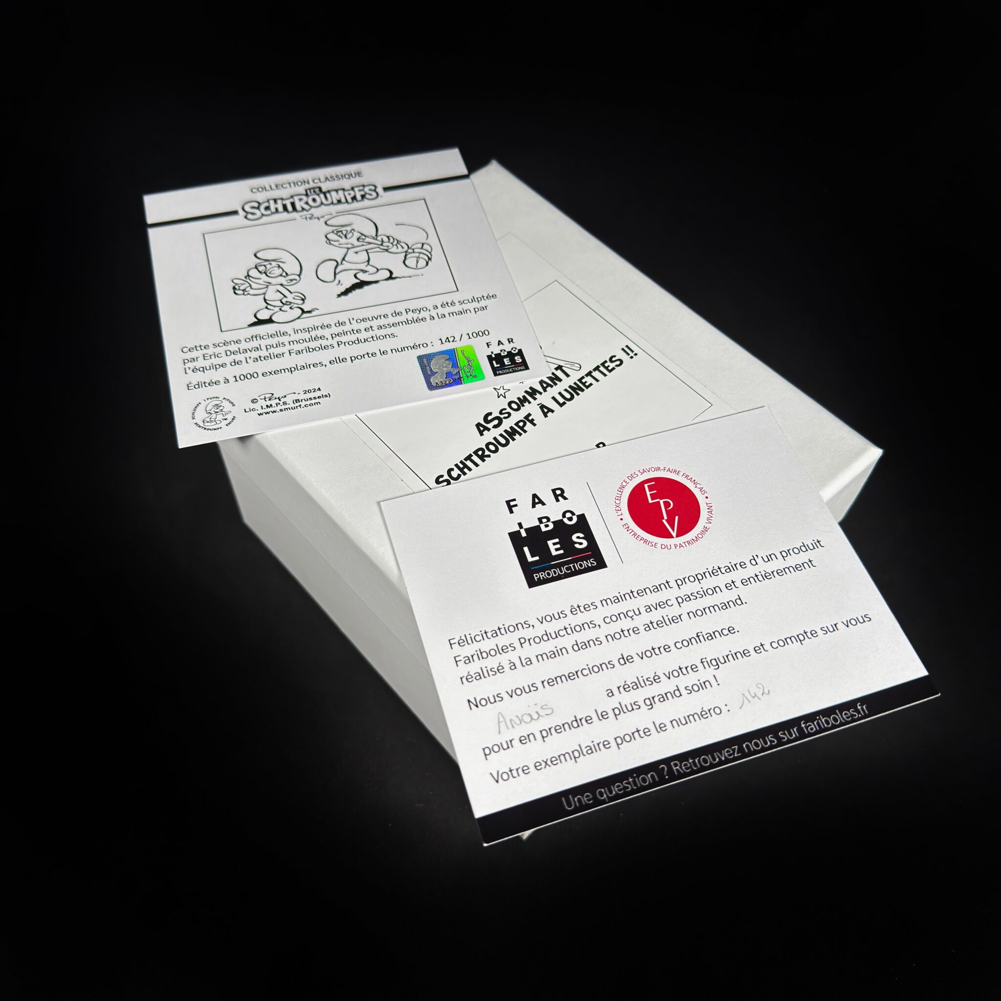 Figurine Family - Assommant Schtroumpf à lunettes - Fariboles