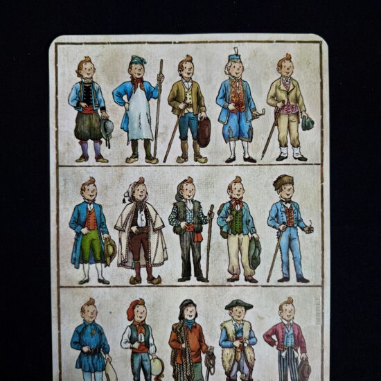 Figurine family - Tintin carte d'invitation Maxim's