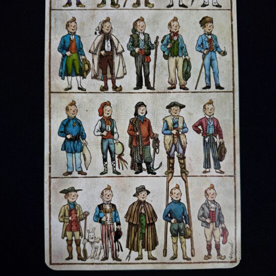 Figurine family - Tintin carte d'invitation Maxim's