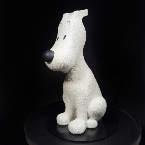Figurine family - Grand Tintin casquette et Milou - Leblon Delienne
