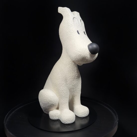 Figurine family - Grand Tintin casquette et Milou - Leblon Delienne