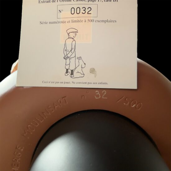 Figurine family - Grand Tintin casquette et Milou - Leblon Delienne