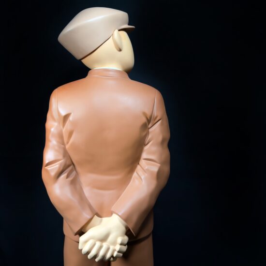 Figurine family - Grand Tintin casquette et Milou - Leblon Delienne