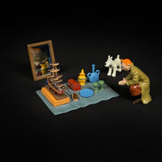 Figurine family - Tintin Marché aux puces - Pixi