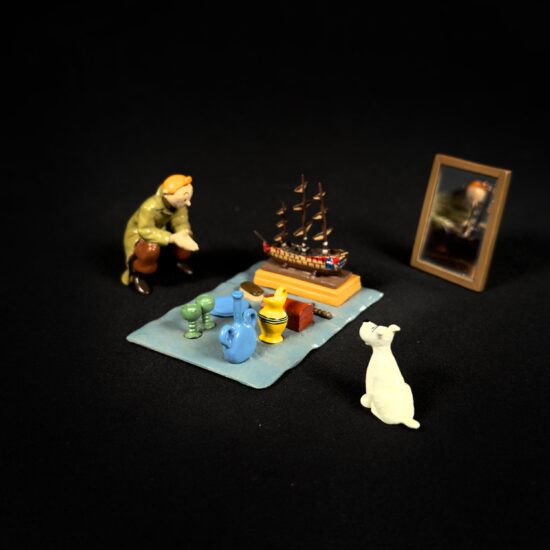 TINTIN ET MILOU MARCHÉ AUX PUCES