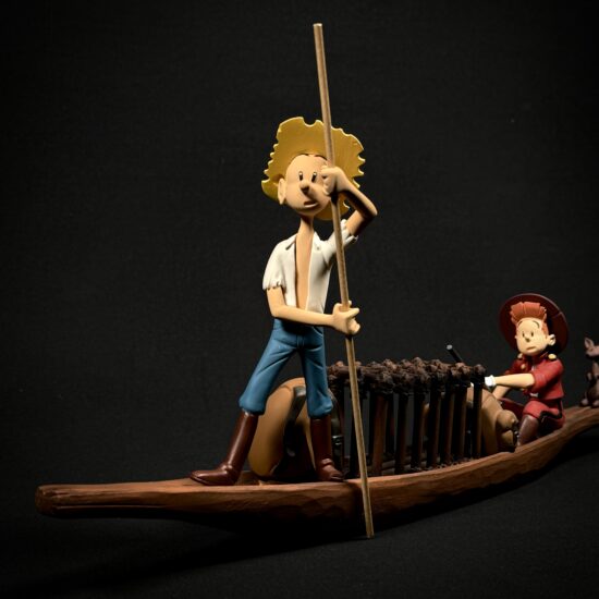 Figurine Family - Pirogue Spirou Fantasio et spip - Artoucheff Like an Angel