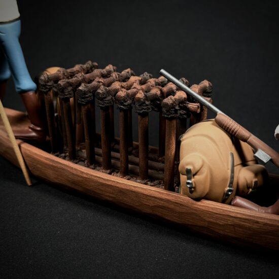 Figurine Family - Pirogue Spirou Fantasio et spip - Artoucheff Like an Angel