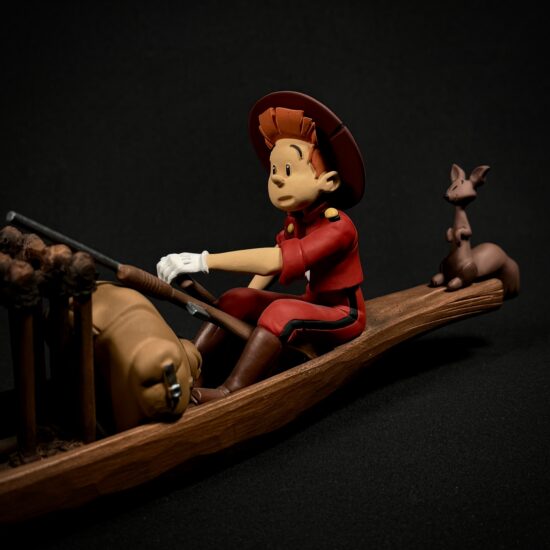Figurine Family - Pirogue Spirou Fantasio et spip - Artoucheff Like an Angel