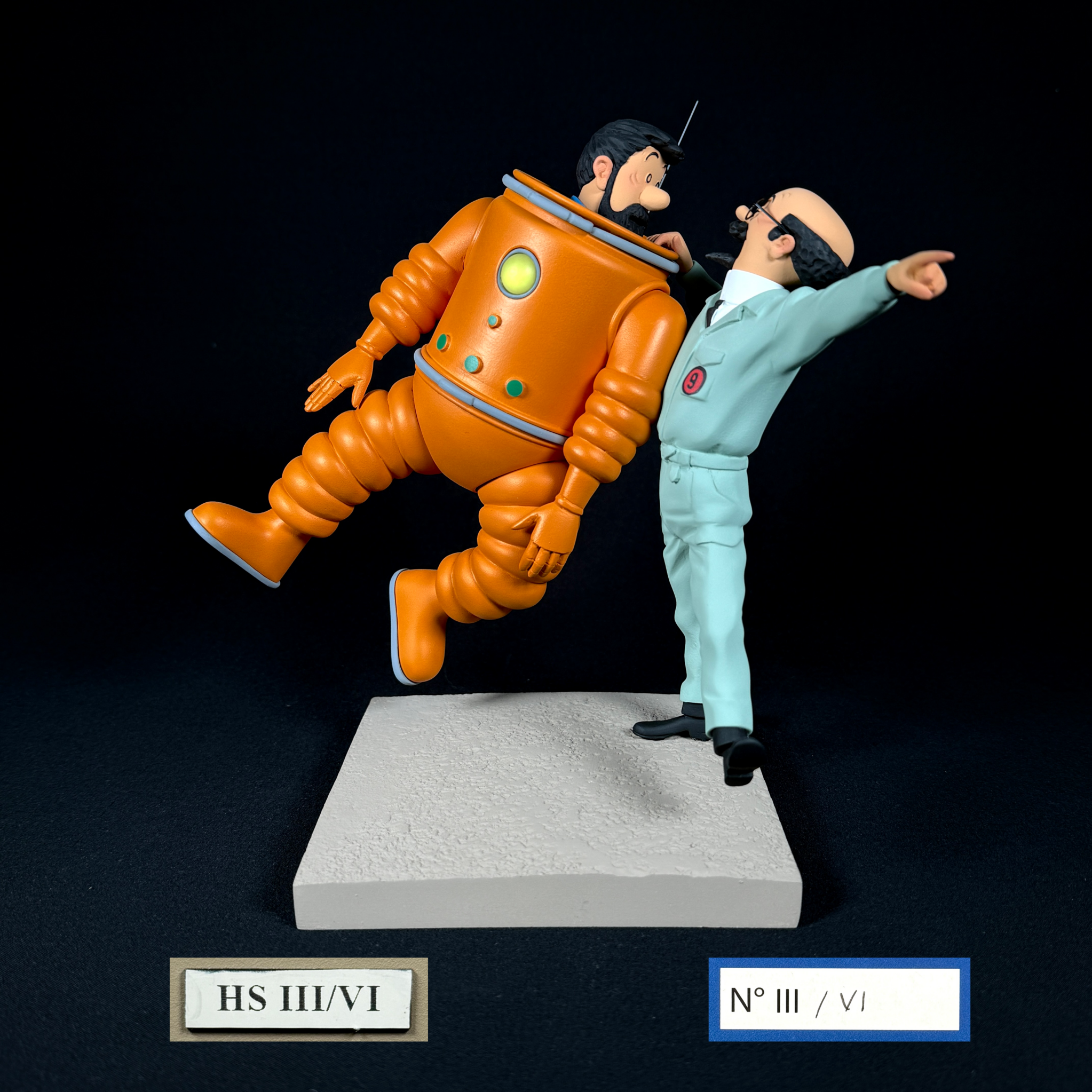 Figurine Family - Haddock et tryphon lunaire - Fariboles