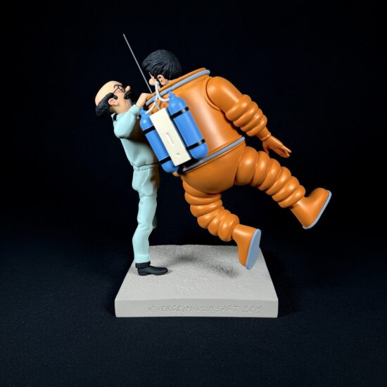 Figurine Family - Haddock et tryphon lunaire - Fariboles