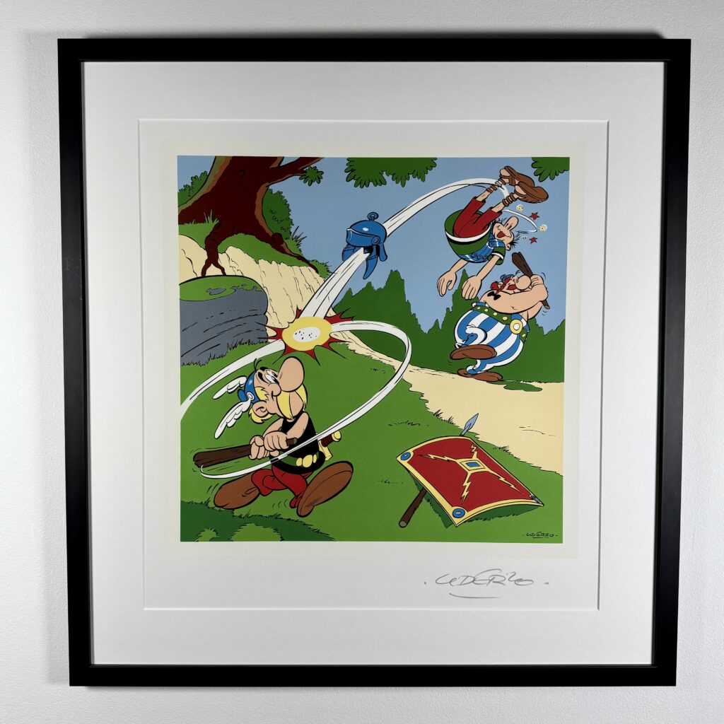 Figurine Family - Astérix sérigraphie saint yorre - Christian Desbois