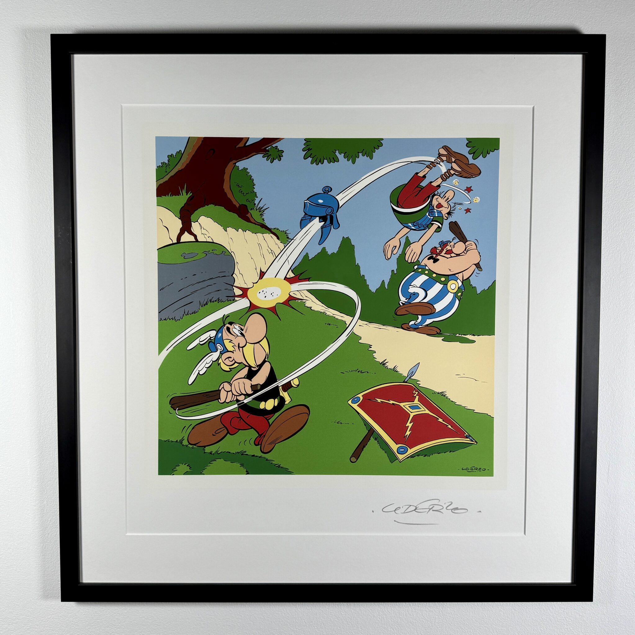 Figurine Family - Astérix sérigraphie saint yorre - Christian Desbois