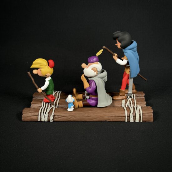 Figurine Family - le radeau maudit johan et pirlouit - zedibulle