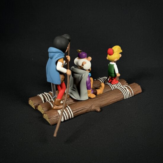 Figurine Family - le radeau maudit johan et pirlouit - zedibulle