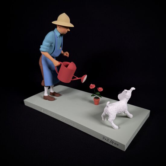 Figurine Family - La rose tintin et milou - Fariboles