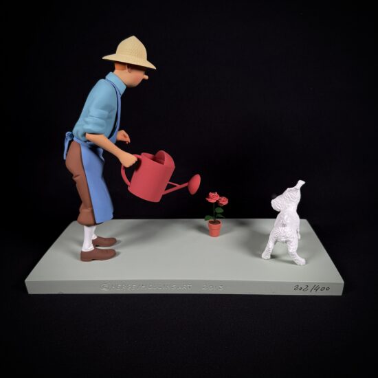 Figurine Family - La rose tintin et milou - Fariboles