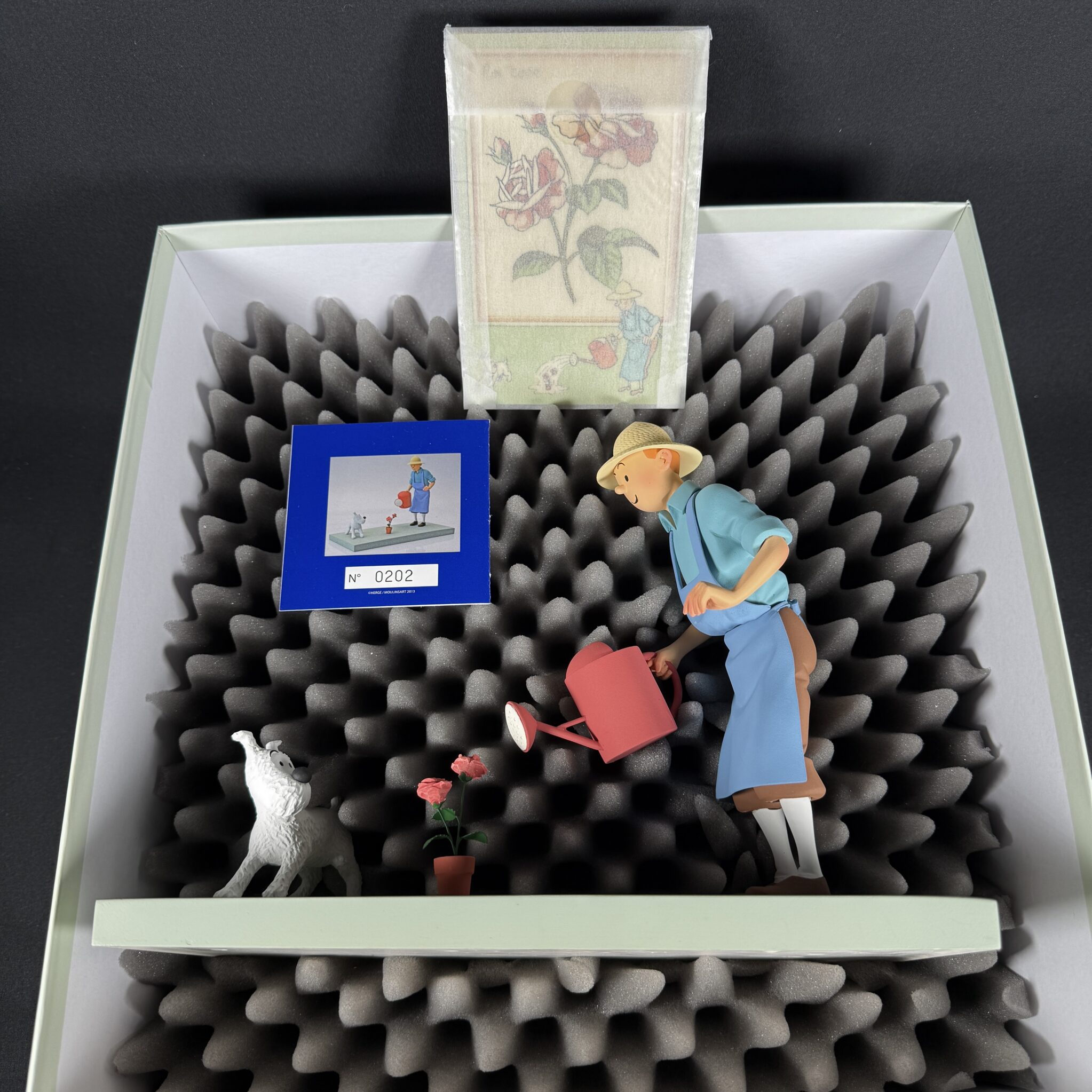 Figurine Family - La rose tintin et milou - Fariboles