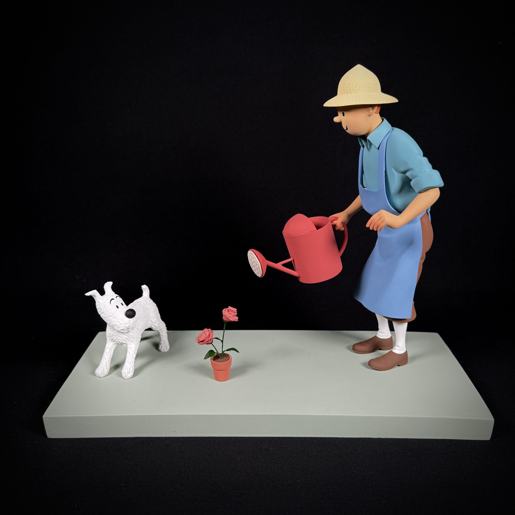 Figurine Family - La rose tintin et milou - Fariboles