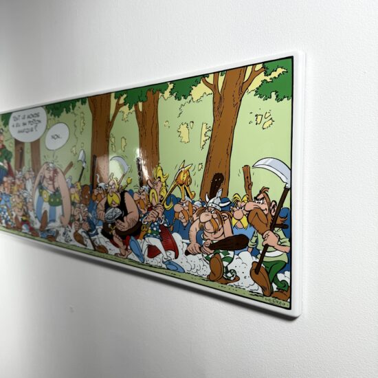Figurine Family - plaque émaillé astérix domaine des dieux- Coustoon
