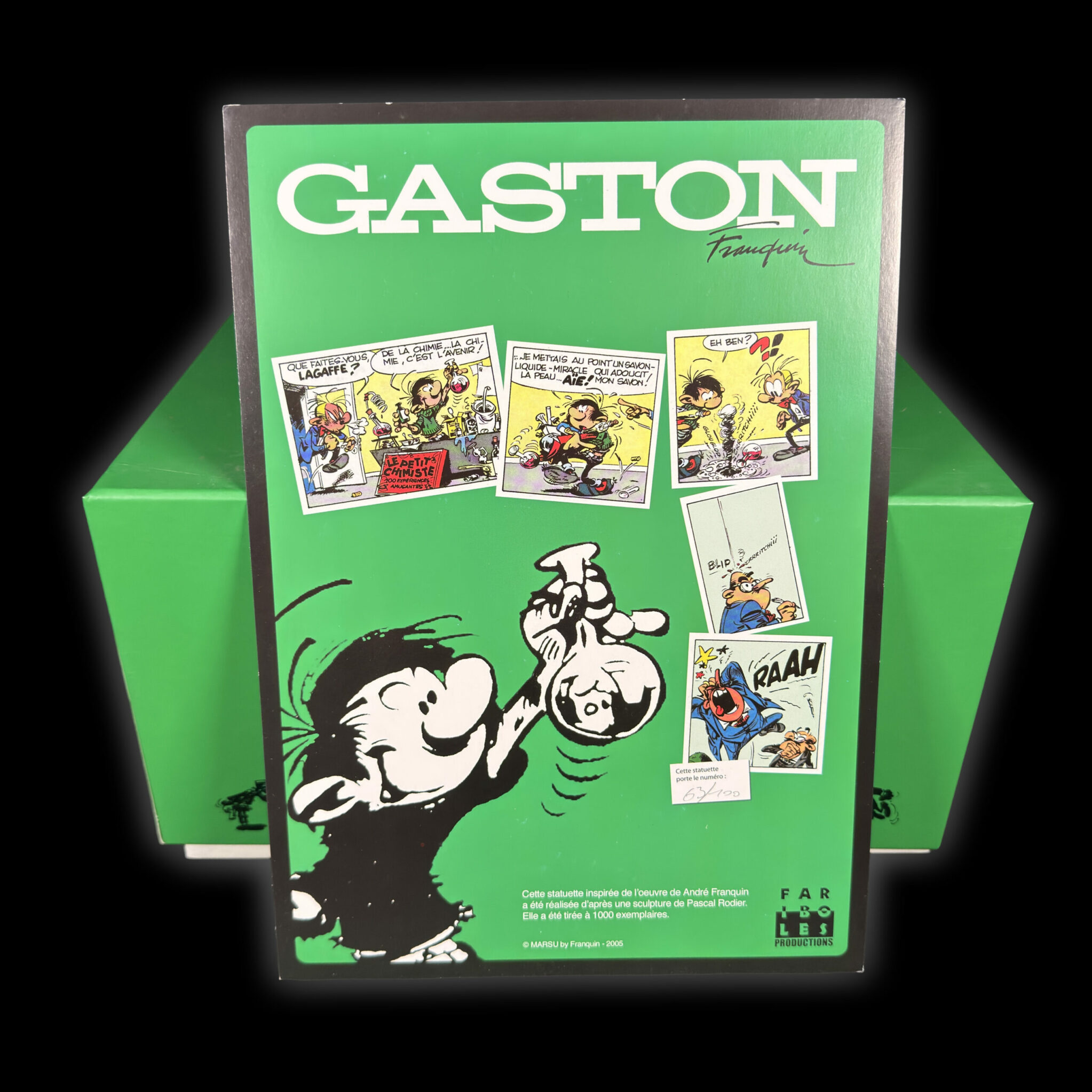 Gaston petit chimiste version spéciale - Figurines Family
