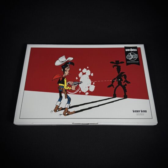 Figurine Family - plaque émaillé lucky luke - Coustoon