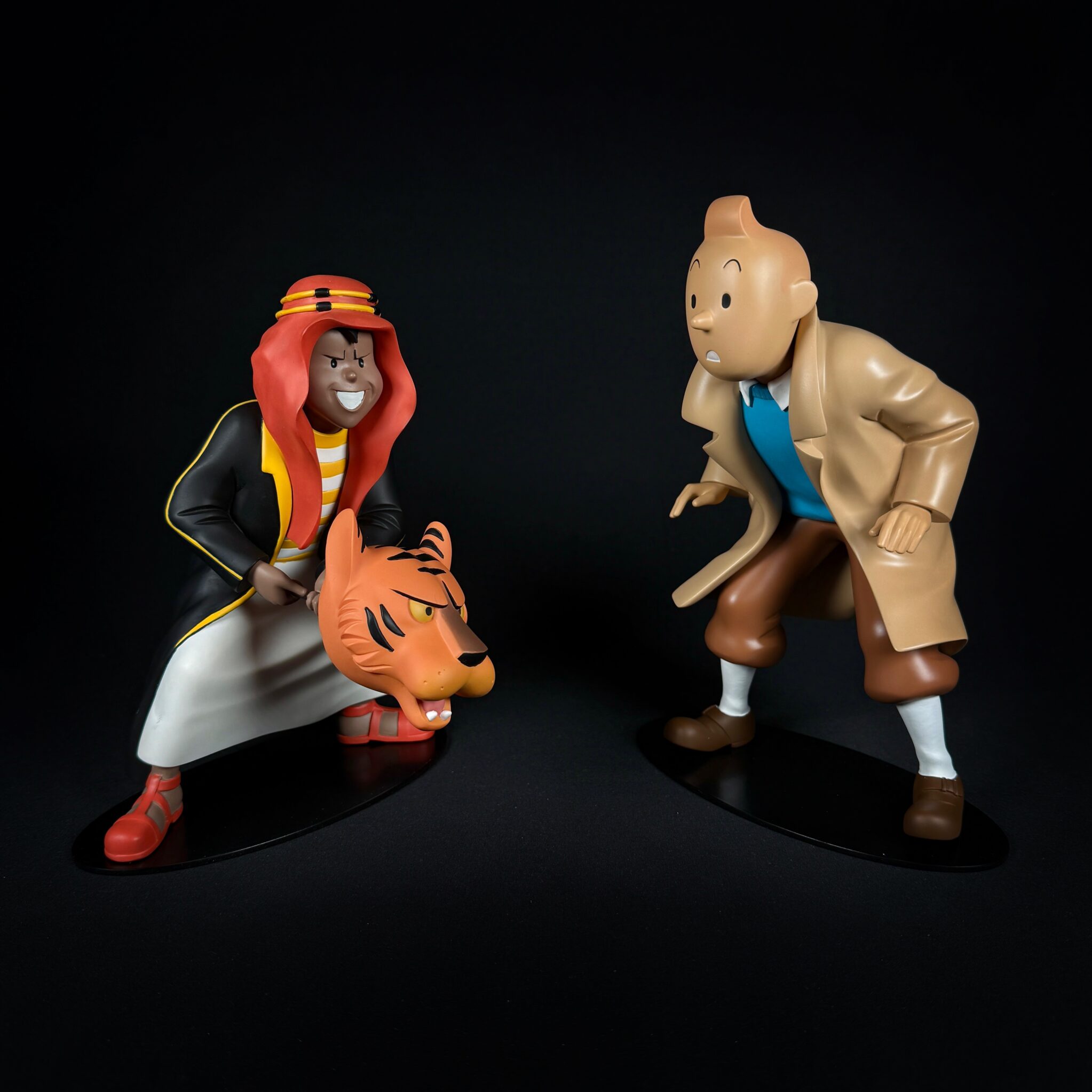 Figurine Family - Tintin et Abdallah face a face - Leblon Delienne