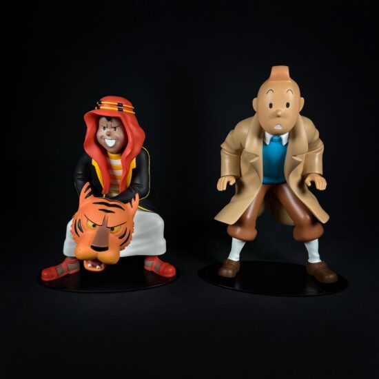 Figurine Family - Tintin et Abdallah face a face - Leblon Delienne
