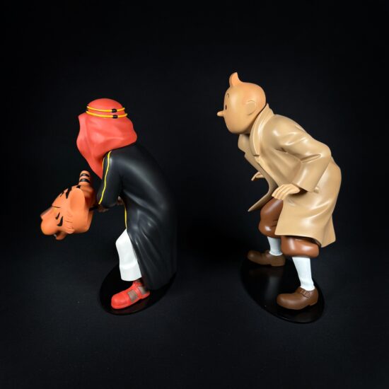 Figurine Family - Tintin et Abdallah face a face - Leblon Delienne