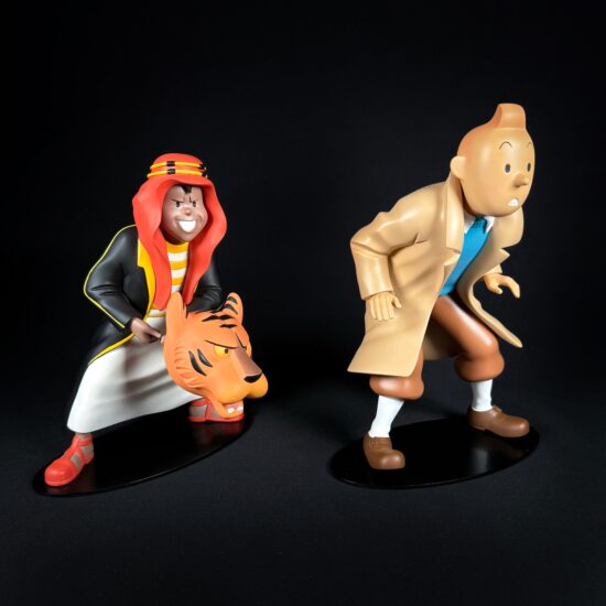 Figurine Family - Tintin et Abdallah face a face - Leblon Delienne