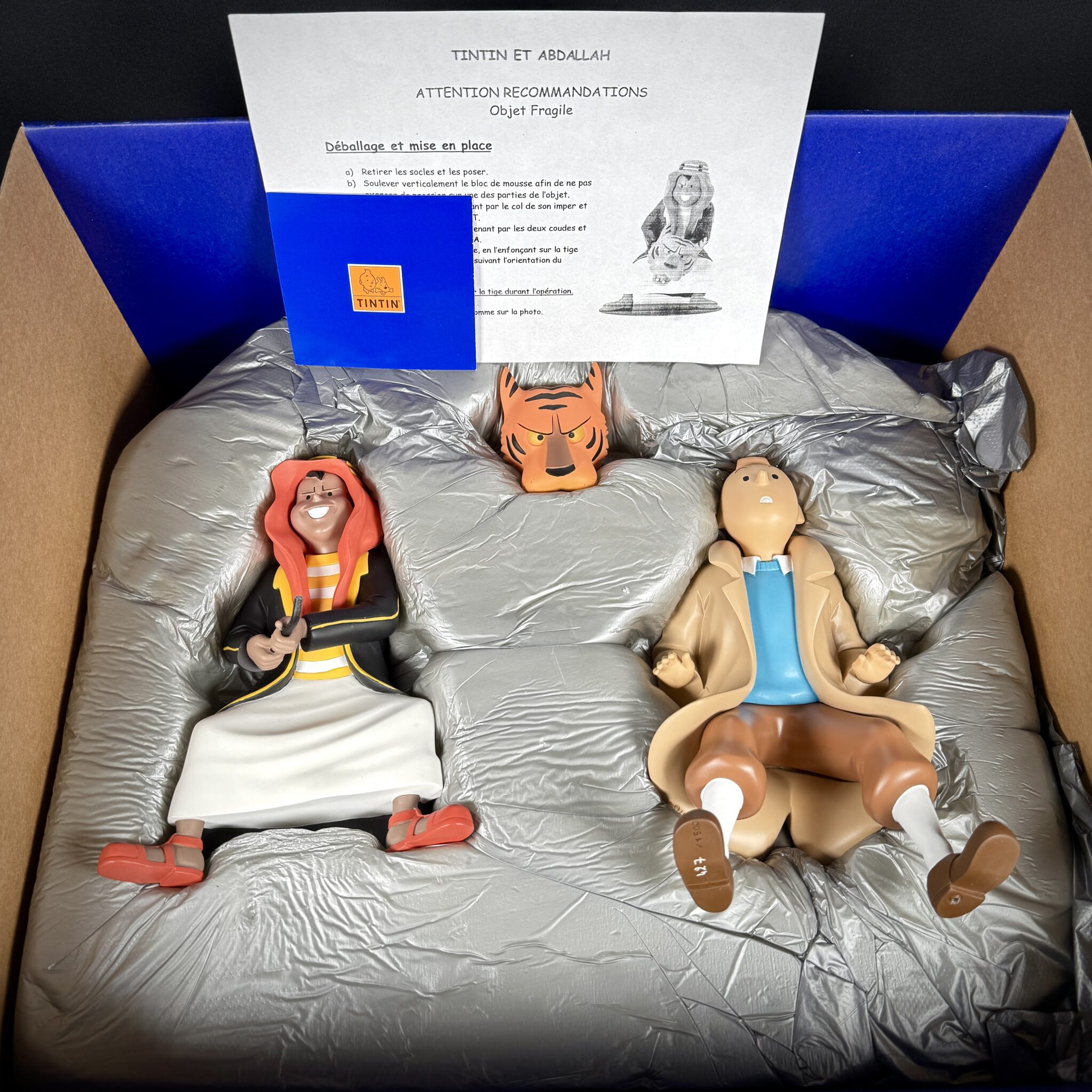 Figurine Family - Tintin et Abdallah face a face - Leblon Delienne