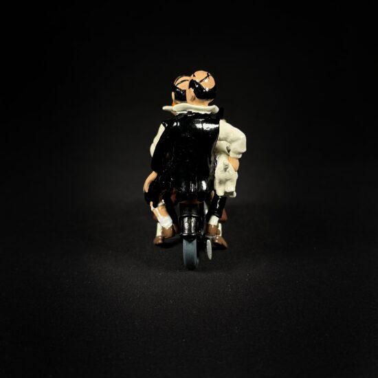 Figurine family - Tintin dupondt à moto - Pixi