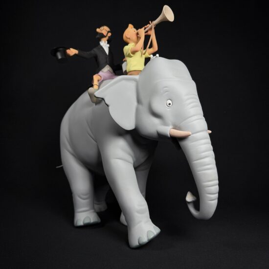 ELEPHANT TINTIN SUR LA PISTE DE KHI-OSKH