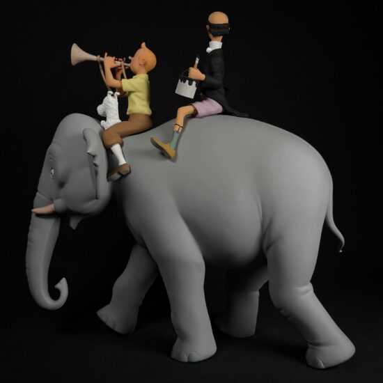 ELEPHANT TINTIN SUR LA PISTE DE KHI-OSKH – Image 7