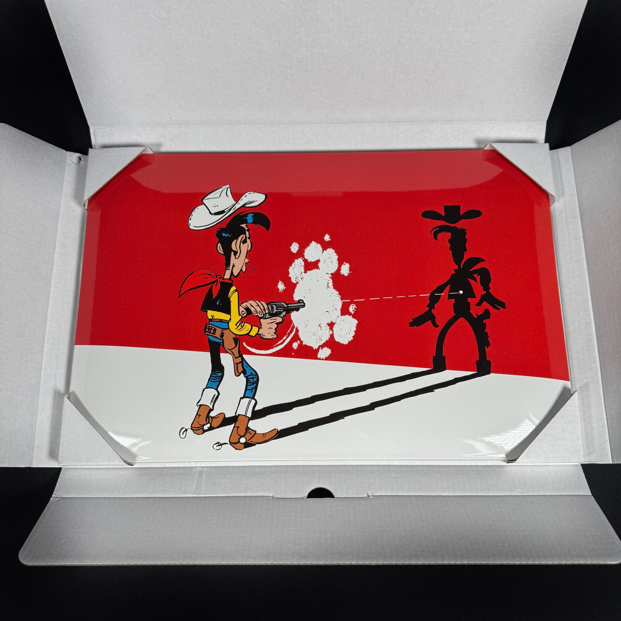 Figurine Family - Plaque Lucky Luke - Coustoon