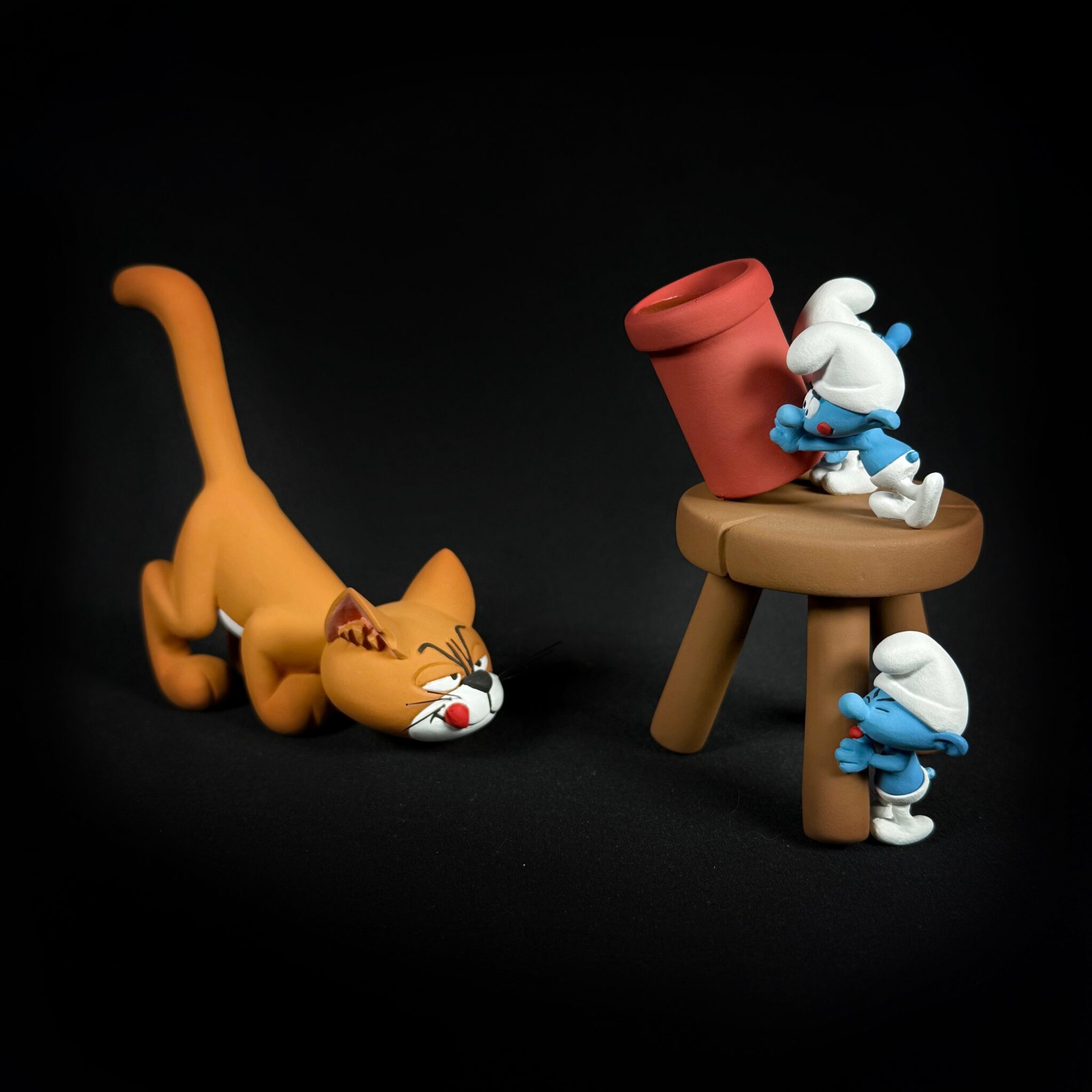 Figurine Family - Azrael et les Schtroumpfs - Fariboles