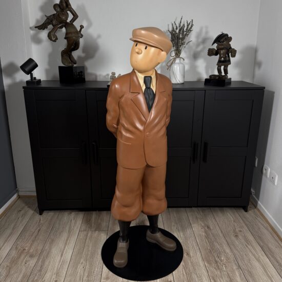 Figurine Family - Grand Tintin casquette - Leblon Delienne