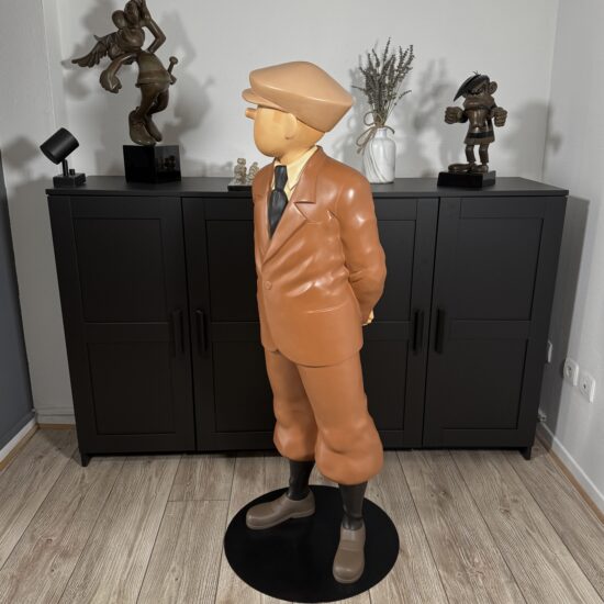 Figurine Family - Grand Tintin casquette - Leblon Delienne