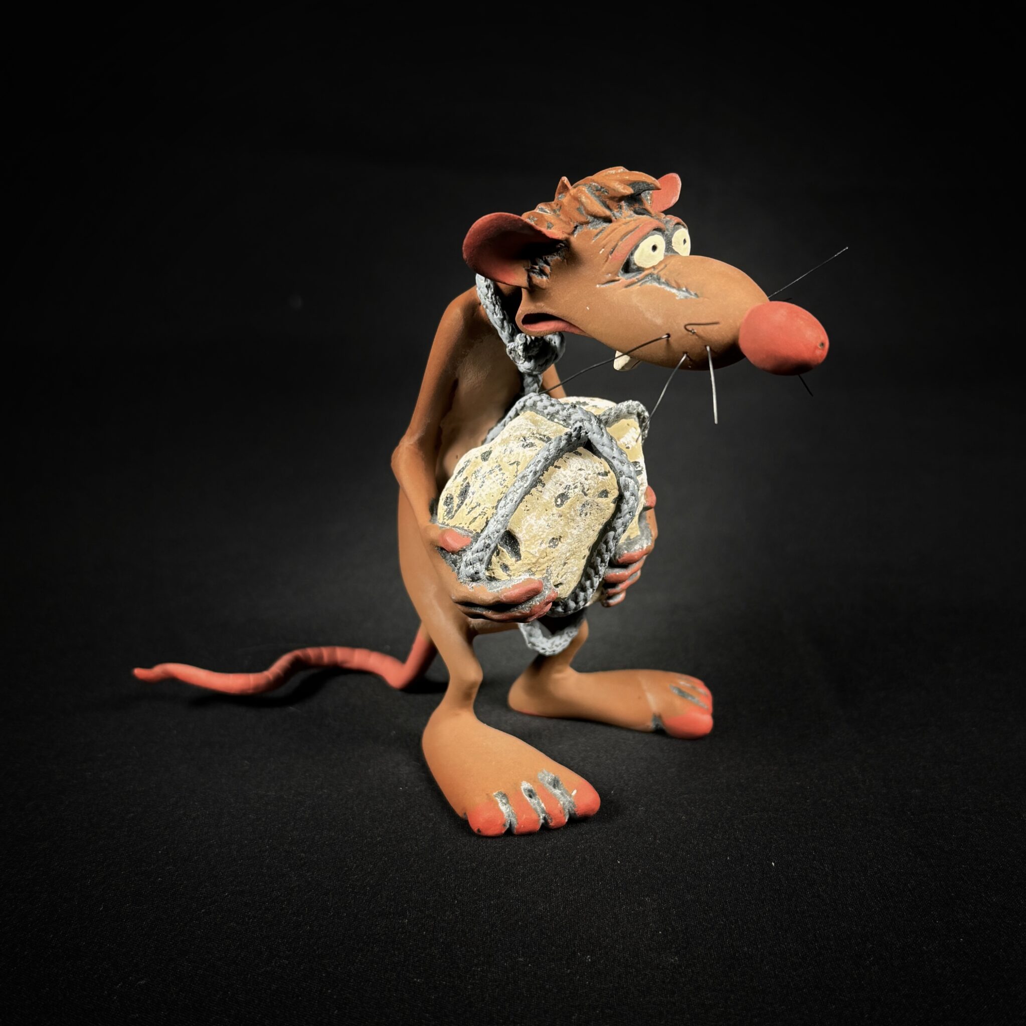 Figurine Family - Le rat à la pierre -Fariboles