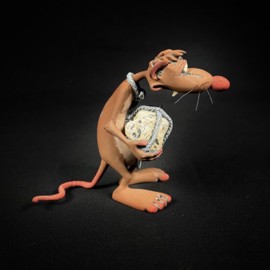 Figurine Family - Le rat à la pierre -Fariboles