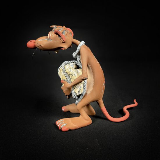 Figurine Family - Le rat à la pierre -Fariboles