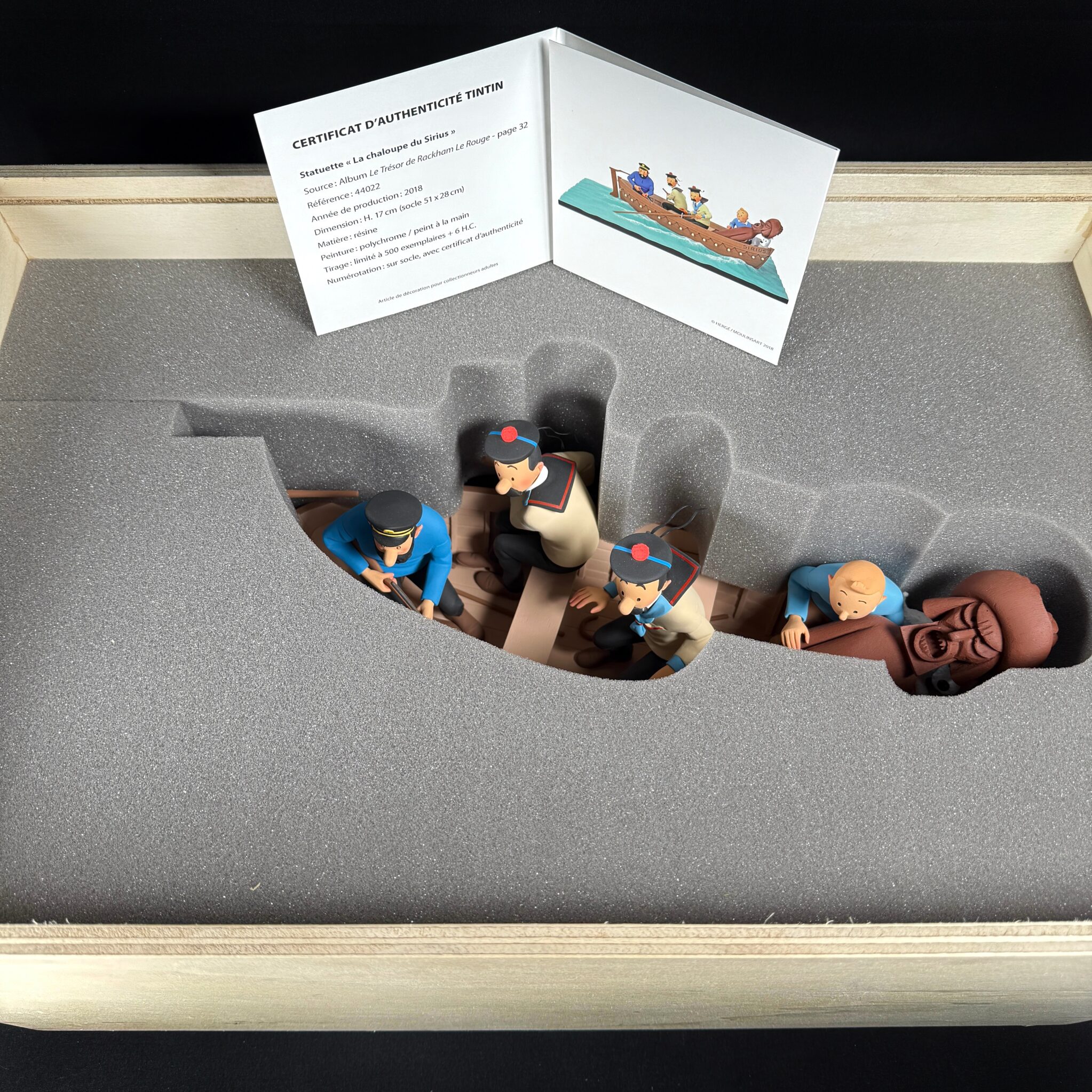 Figurine Family – La Chaloupe Tintin -Fariboles Figurine Family - La Chaloupe Tintin -Fariboles