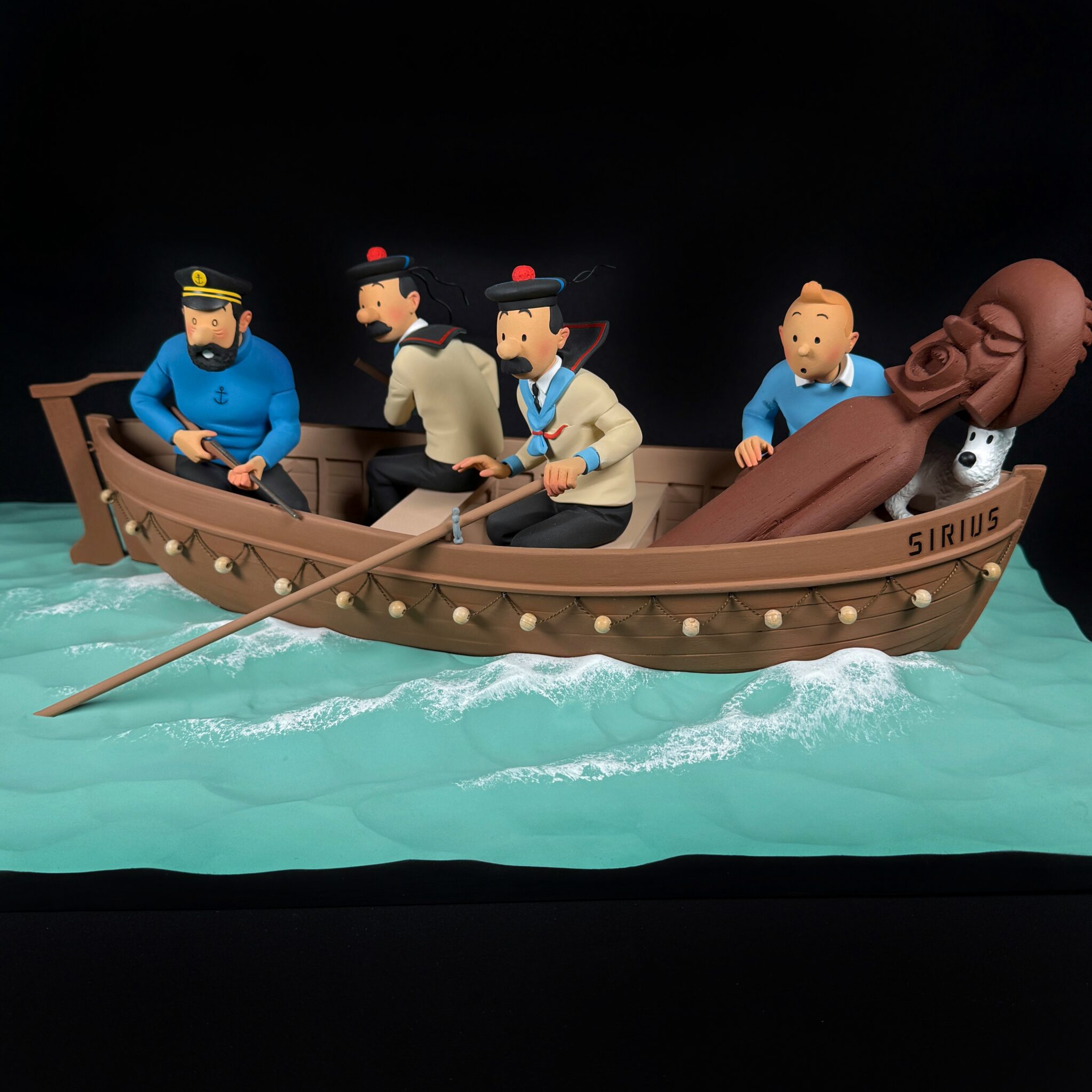 Figurine Family - La Chaloupe Tintin -Fariboles
